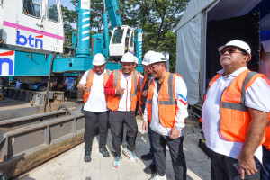 PemProv DKI dan BTN  Bangun  JPO  Penghubung Ancol - JIS Sepanjang 166 Meter