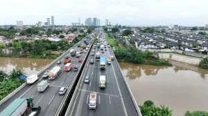Pemeliharaan Jembatan Cisadane, Jasa Marga Lakukan Rekayasa Lalin di Ruas Tol Jakarta-Tangerang