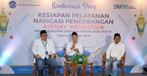 Pengawasan Ruang Udara, AirNav Indonesia Siap Hadapi Angkutan Lebaran 2026