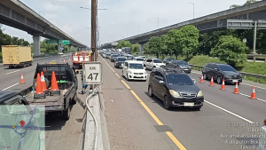 Penyesuaian Contraflow, Akses KM 55 Ditutup dan Dialihkan melalui KM 47 hingga KM 65 Ruas Tol Jakarta–Cikampek