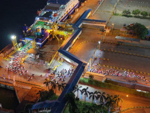 79 Persen Pemudik  Dari  Sumatera Telah Menyeberang ke Jawa