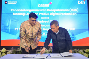 BTN dan Indosat Jajaki Kerjasama Integrasi Ekosistem Digital