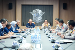 Korlantas Polri dan Jasa Marga  Bahas Digitalisasi, Nataru hingga Penertiban ODOL