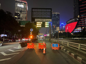 Aksi Unjuk Rasa di Gedung DPR/MPR Memasuki Jalan Tol,  Sejumlah Gerbang Tol Dalam Kota Ditutup