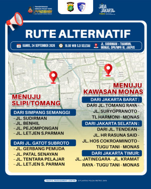 Aksi Unjuk Rasa Polda Metro Jaya Siapkan Rekayasa Lalu Lintas