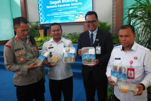 Cegah Stunting dan Gizi Buruk, Empat Ribu Porsi Makanan Tambahan (PMT) Untuk Masyarakat Sekitar Bandara Soetta