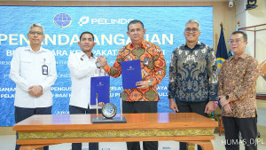 Kemenhub dan Pelindo Sepakati Pengusahaan Alur-Pelayaran Pulau Baai Tahap II.